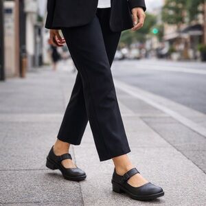 Mary Jane Work Shoe Women’s 8.5 / 39 Black Leather Comfort Work Shoes